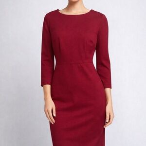 Old Navy Red/Burgundy 3/4 Long Sleeve Dress Size M - NWT!